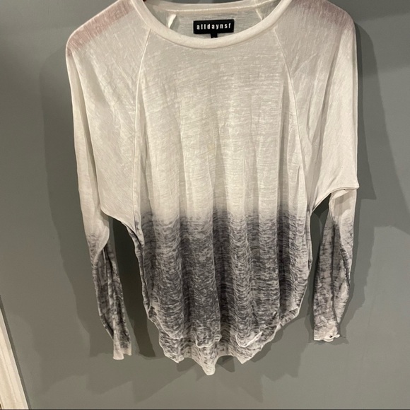 NSF long sleeve ombré shirt p - Picture 1 of 4